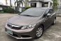 Grey Honda Civic 2013 for sale in Automatic-1