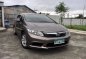Grey Honda Civic 2013 for sale in Automatic-2