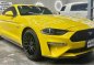 Yellow Ford Mustang 2018 for sale in Angeles-1