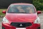 Red Mitsubishi Mirage 2014 for sale in Manual-2