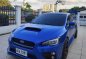 Blue Subaru Wrx 2015 for sale in Automatic-1