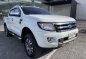 Pearl White Ford Ranger 2014 for sale in Automatic-0