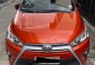 Orange Toyota Yaris 2015 for sale in Mandaluyong-0