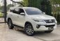 Pearl White Toyota Fortuner 2017 for sale in Quezon -2