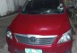 Red Toyota Innova 2013 for sale in Bulacan-0