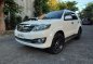 Selling Pearl White Toyota Fortuner 2015 in Quezon City-2