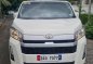 Pearl White Toyota Hiace Commuter 2021 for sale in Malabon -1