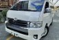 Pearl White Toyota Hiace Super Grandia 2017 for sale in Automatic-0