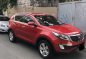 Red Kia Sportage 2011 for sale in Pasig-0