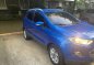 Blue Ford Ecosport 2015 for sale in Automatic-2