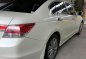 Pearl White Honda Accord 2011 for sale in Las Pinas-3