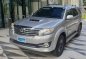Brightsilver Toyota Fortuner 2015 for sale in Pasig -2