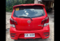 Red Toyota Wigo 2017 Hatchback for sale in Caloocan-1