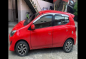 Red Toyota Wigo 2017 Hatchback for sale in Caloocan-2