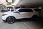 Pearl White Ford Explorer 2015 for sale in Makati -1