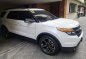 Pearl White Ford Explorer 2015 for sale in Makati -3