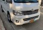 Pearl White Toyota Hiace Super Grandia 2013 for sale in Automatic-0