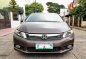 Grey Honda Civic 2012 for sale in Automatic-1