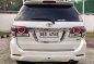 Pearl White Toyota Fortuner 2016 for sale in Manila-7