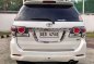 Pearl White Toyota Fortuner 2016 for sale in Manila-7