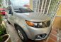 Pearl White Kia Sorento 2012 for sale in Automatic-4