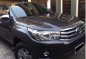 Grey Toyota Hilux 2018 for sale in Baliuag-2