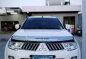 Pearl White Mitsubishi Montero sport 2013 for sale in Manila-0