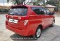 Red Toyota Innova 2017 for sale in Las Piñas-7
