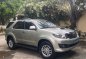 Pearl White Toyota Fortuner 2014 for sale in Valenzuela-2