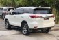 Pearl White Toyota Fortuner 2017 for sale in Automatic-3
