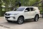 Pearl White Toyota Fortuner 2017 for sale in Automatic-1