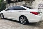 Pearl White Hyundai Sonata 2011 for sale in Quezon-6