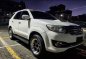 Pearl White Toyota Fortuner 2015 for sale in San Mateo-1