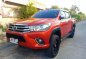Orange Toyota Hilux 2017 for sale in Angeles -9