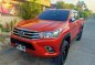 Orange Toyota Hilux 2017 for sale in Angeles -0