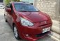 Red Mitsubishi Mirage 2015 for sale in Automatic-0