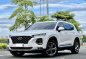 White Hyundai Santa Fe 2019 for sale in Automatic-1