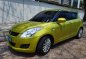 Yellow Suzuki Swift 2012 for sale in Pateros -5