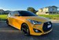 Yellow Hyundai Veloster 2016 for sale in Makati-8