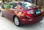 Selling Red Honda Civic 2012 in Cavite-1