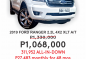 2019 Ford Ranger  2.2 XLT 4x2 AT in Cainta, Rizal-0