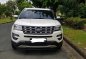 Pearl White Ford Explorer 2016 SUV / MPV at Automatic  for sale in Quezon City-0