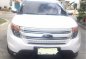 Pearl White Ford Explorer 2014 for sale in Automatic-0