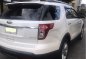 Pearl White Ford Explorer 2014 for sale in Automatic-2
