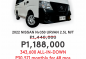 2022 Nissan NV350 Urvan 2.5 Standard 15-seater MT in Cainta, Rizal-4