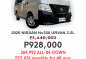 2020 Nissan NV350 Urvan 2.5 Standard 18-seater MT in Cainta, Rizal-4