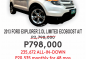 2013 Ford Explorer Limited 2.3 EcoBoost 4WD AT in Cainta, Rizal-11