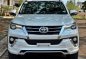 Pearl White Toyota Fortuner 2017 for sale in Automatic-1