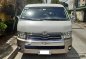 Pearl White Toyota Hiace 2017 for sale in Manila-0