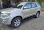 Silver Toyota Fortuner 2010 for sale in Manual-0